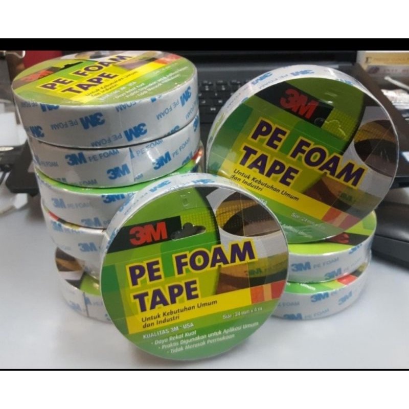 

DOUBLE TAPE 3M PE FOAM TAPE 24MM X 4M KUALITAS 3M USA