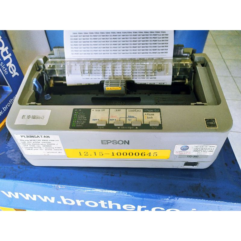 

EPSON PRINTER LQ-310 2ND