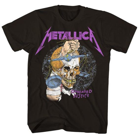 Kaos band METALLICA DAMAGED JUSTICE | cirebon cloth