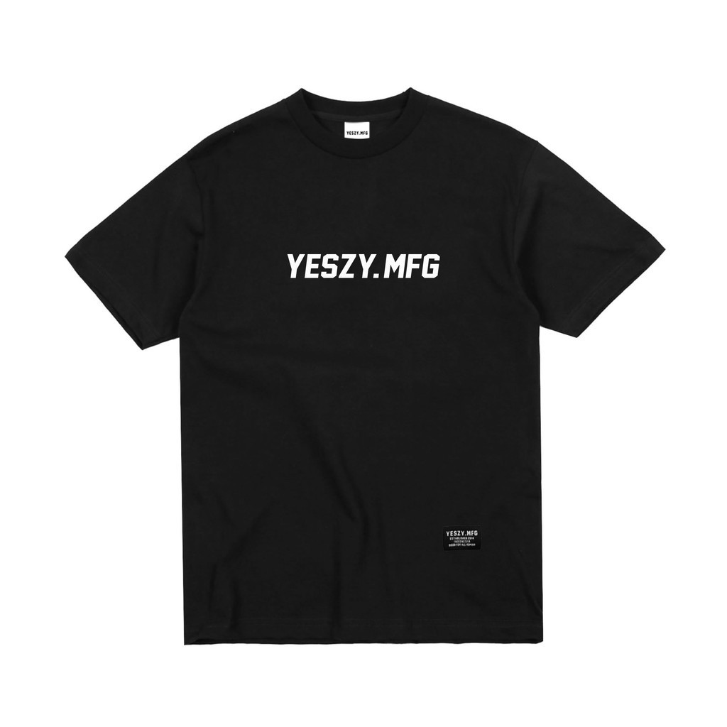 YESZY.MFG Tshirt Black Astro F. White