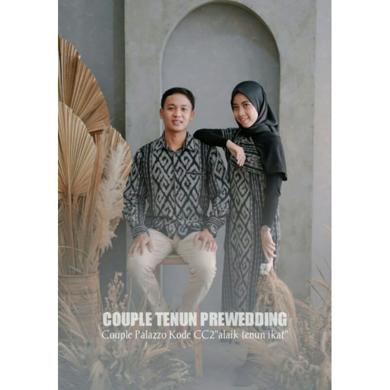 Couple Tenun Prewedding Couple Palazzo Kode CC2 Alaik Tenun Ikat