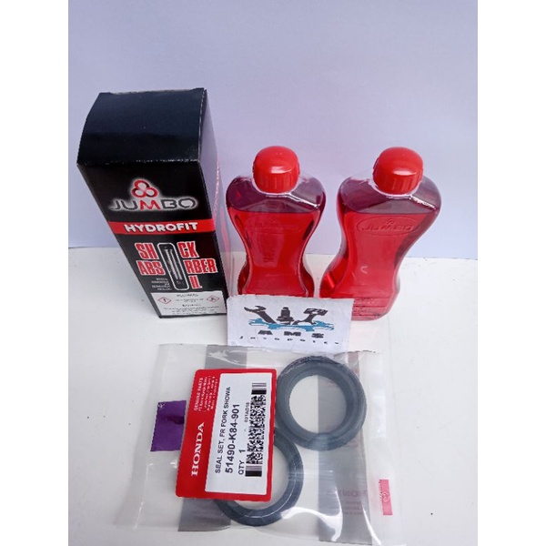 Paket Oli Shock Seal Sok Plus Sil Tutup Abu Debu Depan Honda CRF 150 L 150L CB 250 R RR 1 Shock