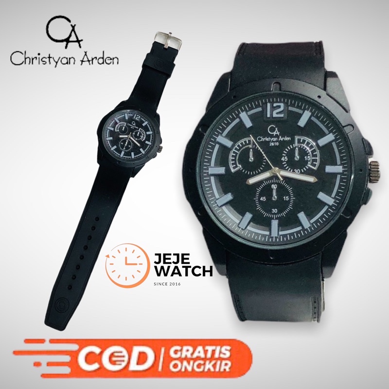 Jam Tangan Pria Cowok Karet CA Cristyan Arden