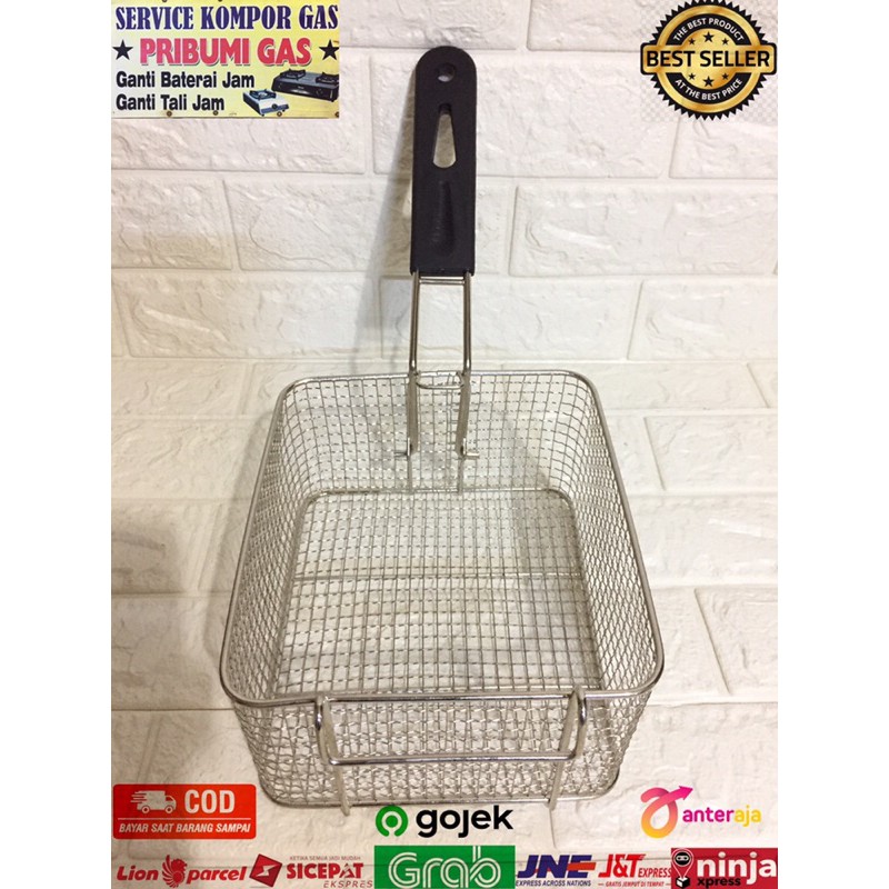Saringan Basket Deep fryer Stainless Steel french fries & fried Chicken