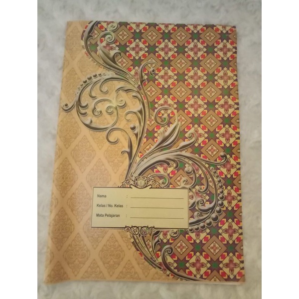 Jual Sampul Buku Tulis Kwarto Sampul Batik Samak Kertas Kwarto Batik