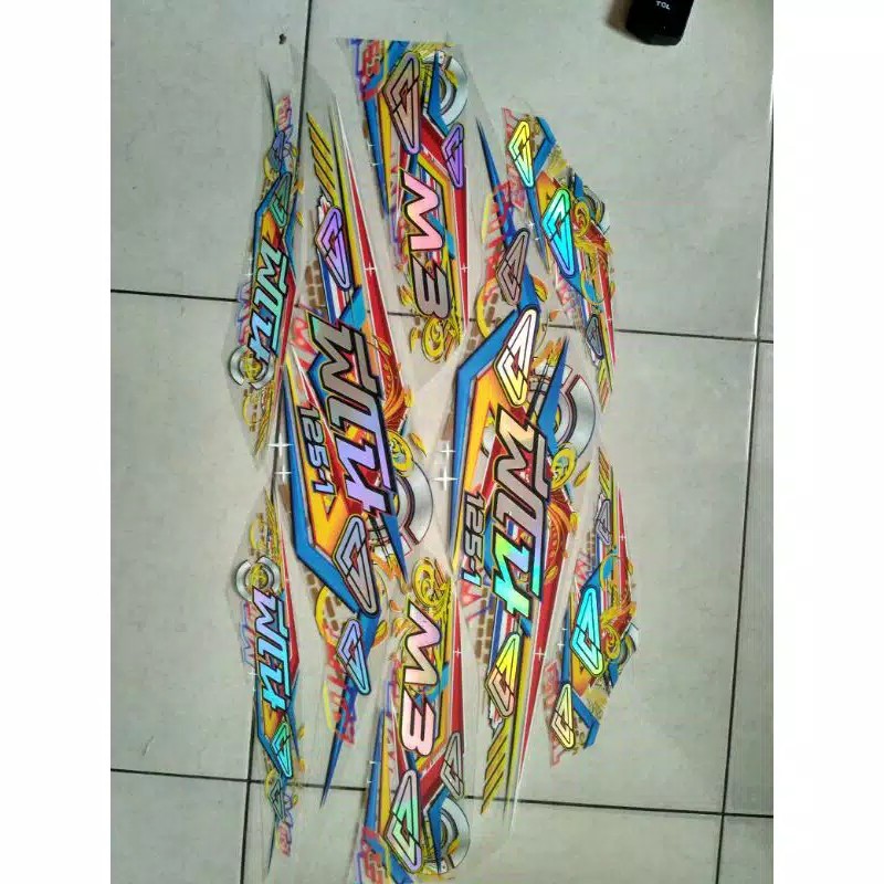 Striping Mio M3 hologram transparant