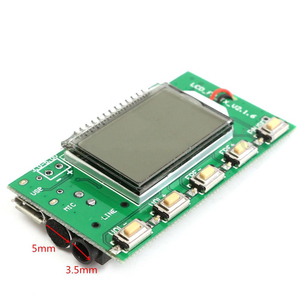 DSP PLL 87-108mhz Digital Microphone Stereo FM Transmitter Module Board