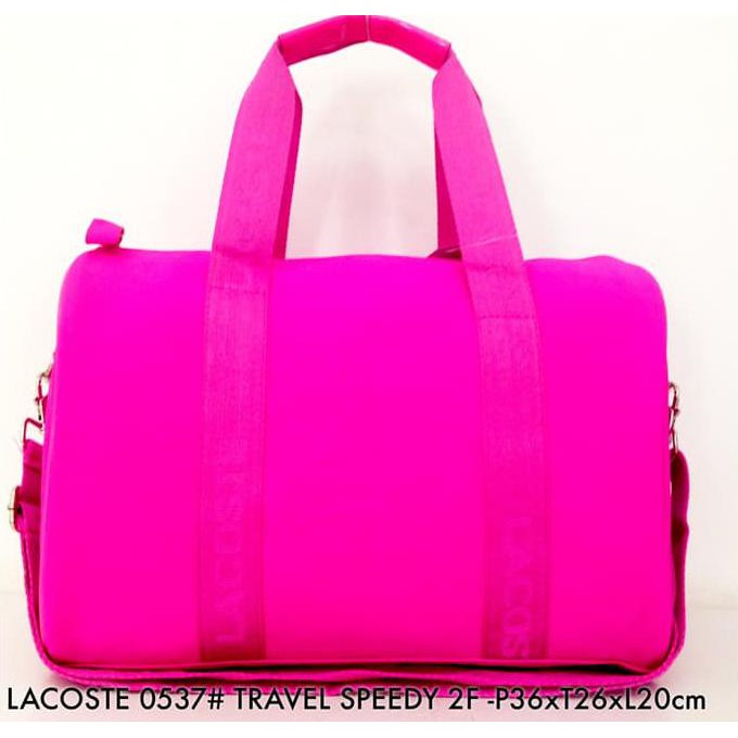 promo tas travel lacoste handbag selempang travel speedy 0537 - 5 terbaru