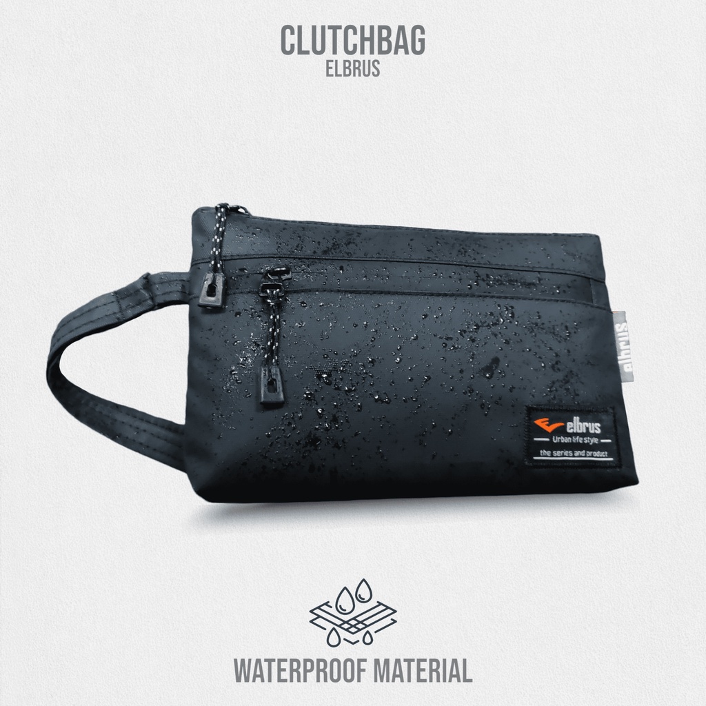 Clutch Bag Pria Wanita ELBRUS Noris Waterproof