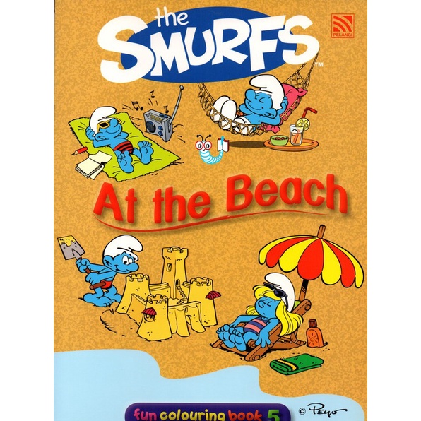 The Smurfs fun Colouring Book 5