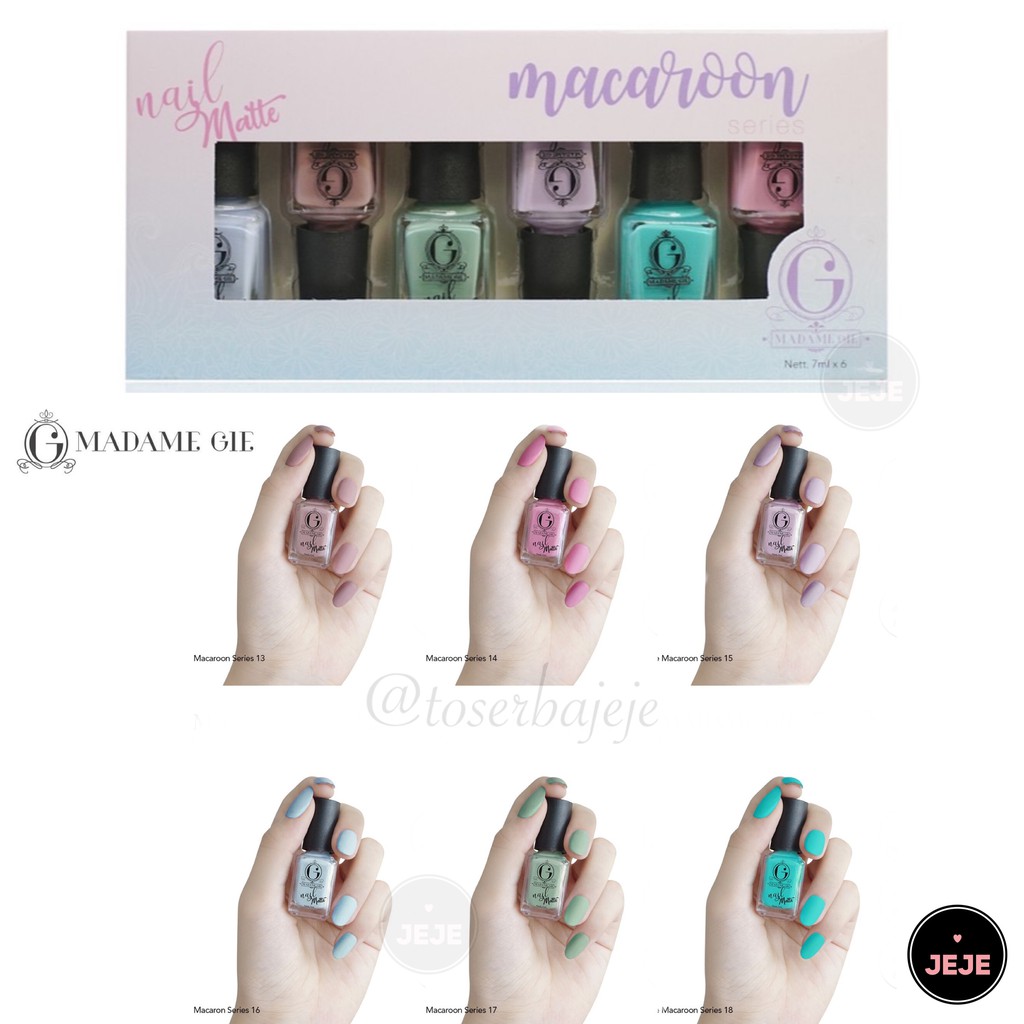 Madame Gie Nail Matte N-Moji N-Shell (Satuan / Ecer)