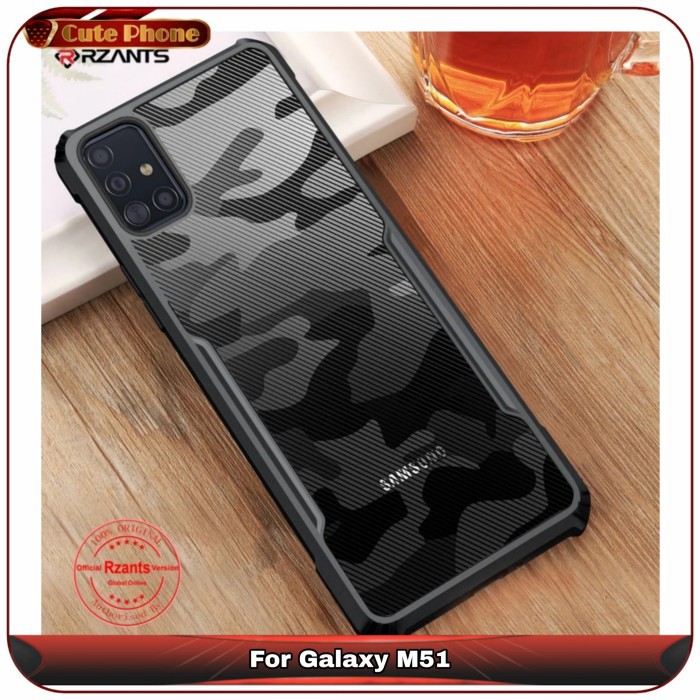 Casing Hard Soft Case Samsung Galaxy M51 M 51 RZANTS Original Military
