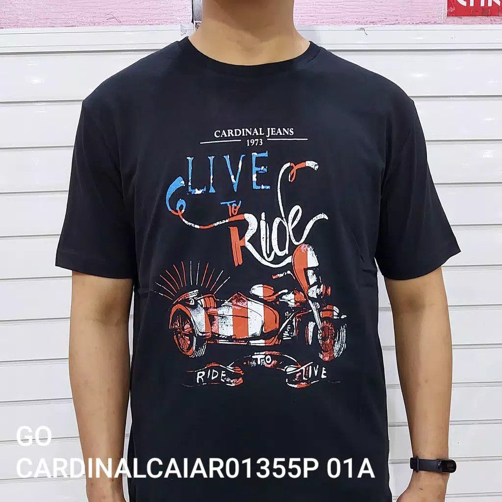 BB CARDINAL JEANS CF KAOS T-Shirt COWOK REGULER Baju Cowok Kaos