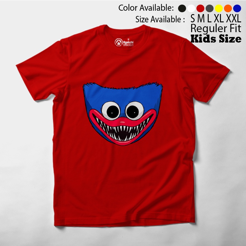 Baju Kaos Atasan Anak Huggy Wuggy Play Time