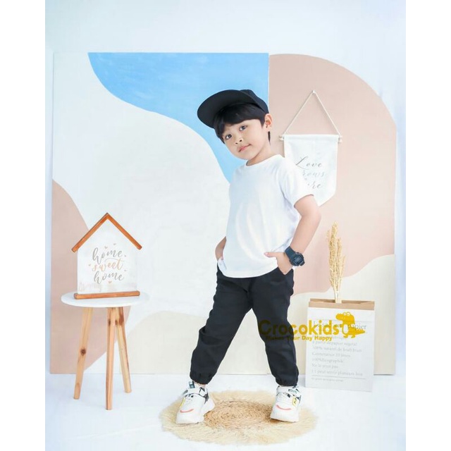 Celana Jogger Anak Laki Laki Premium Zunior 1 - 9 Tahun