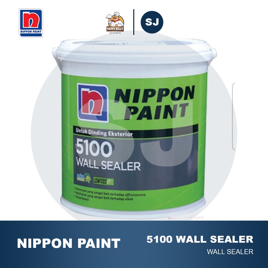 Cat Tembok Dasar/Wall Sealer 5100 Nippon Paint untuk Dinding Eksterior