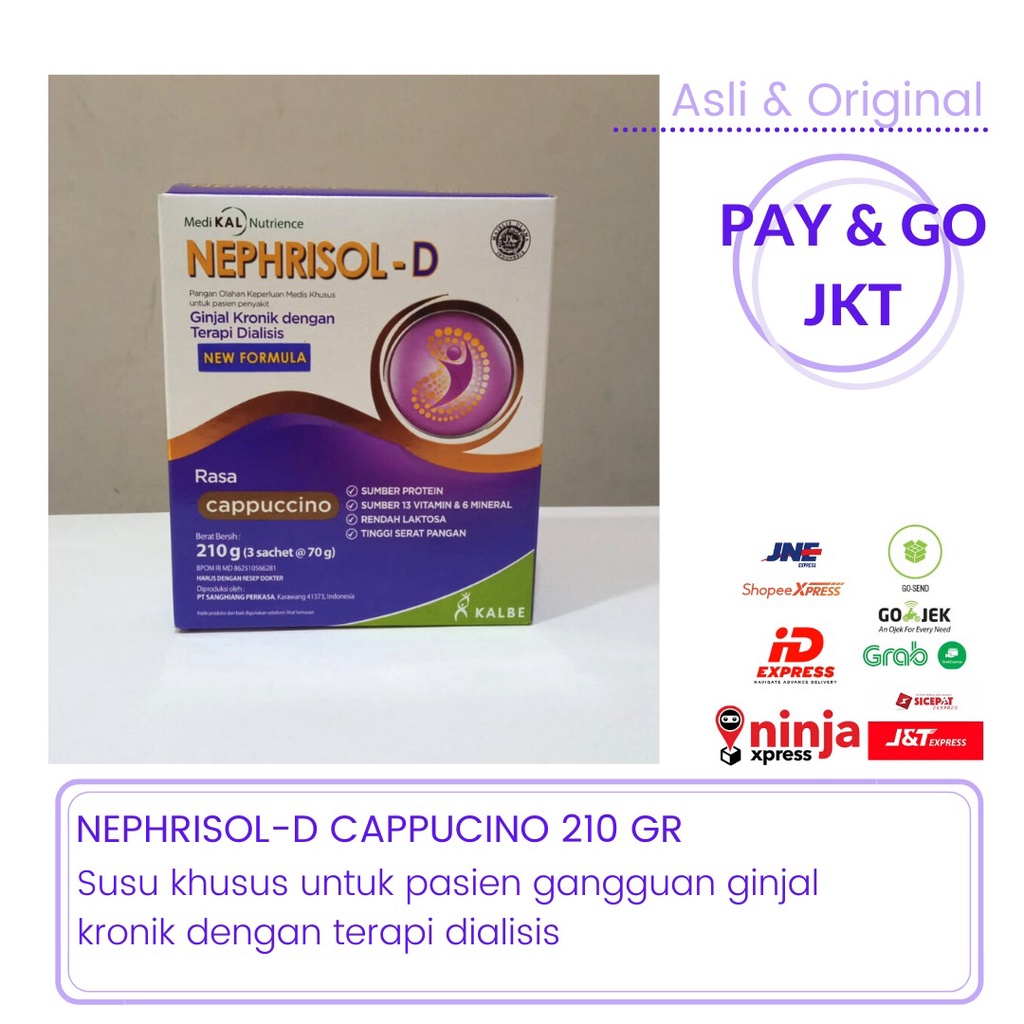 

NEPHRISOL - D CAPPUCINO 210 GR