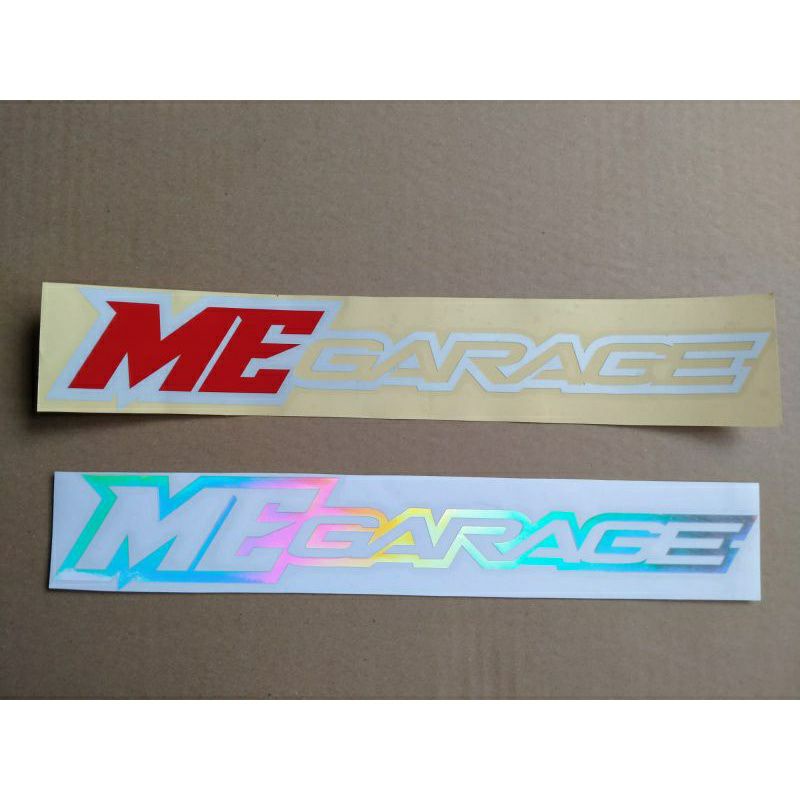 

sticker cutting me garage