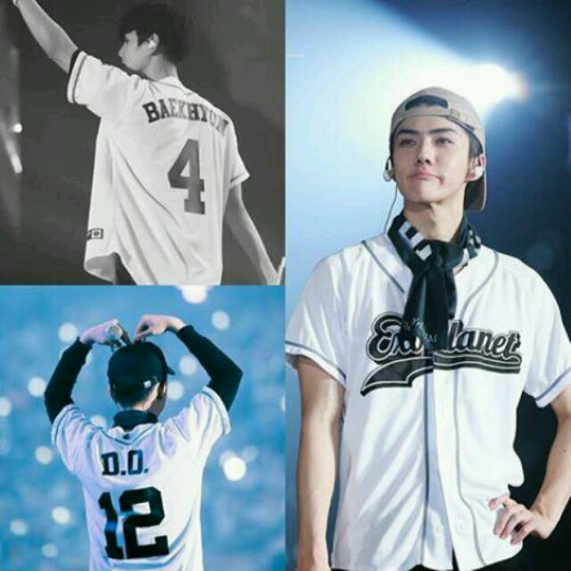 Baju Jersey Baseball hip hop EXPLANET custom