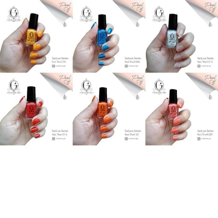 MADAME GIE NAIL SERIES 1 SET ISI 6 PCS