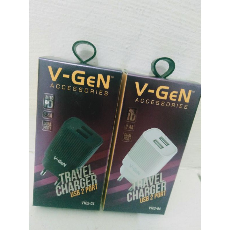 V-Gen Travel Charger USB 2 Port