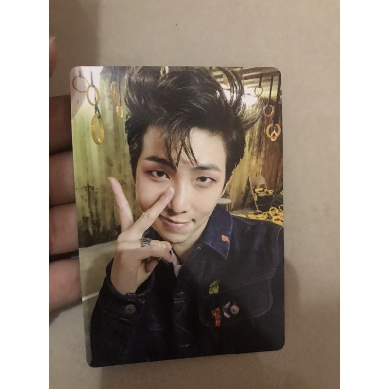 OFFICIAL PHOTOCARD PC NAMJOON RM BTS FROM LIGHTSTICK BTS VER. 3