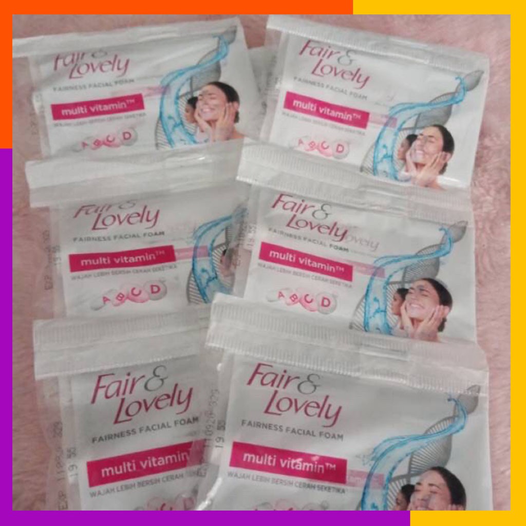 Fair &amp; Lovely Facial Foam (Sachet)