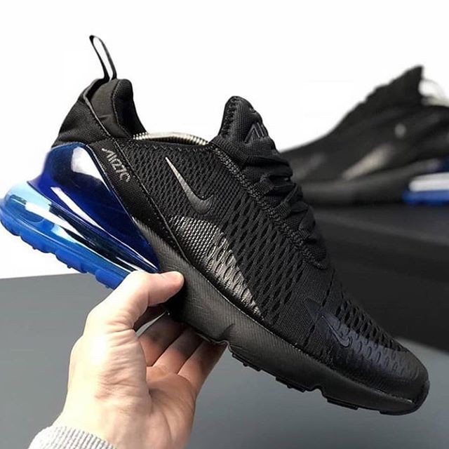 Nike Airmax 270 Black Blue Premium Air Max 270 Black Photo Blue