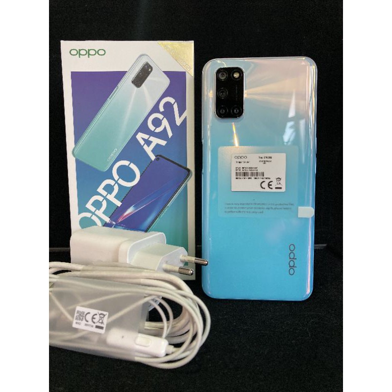 OPPO A92 2020 FULLSET + 7 CASE HP (2ND/BEKAS) NEGO