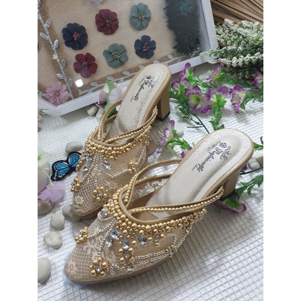 rafaizoutfit sepatu wanita heels cantik melani nude gold 7cm tahu