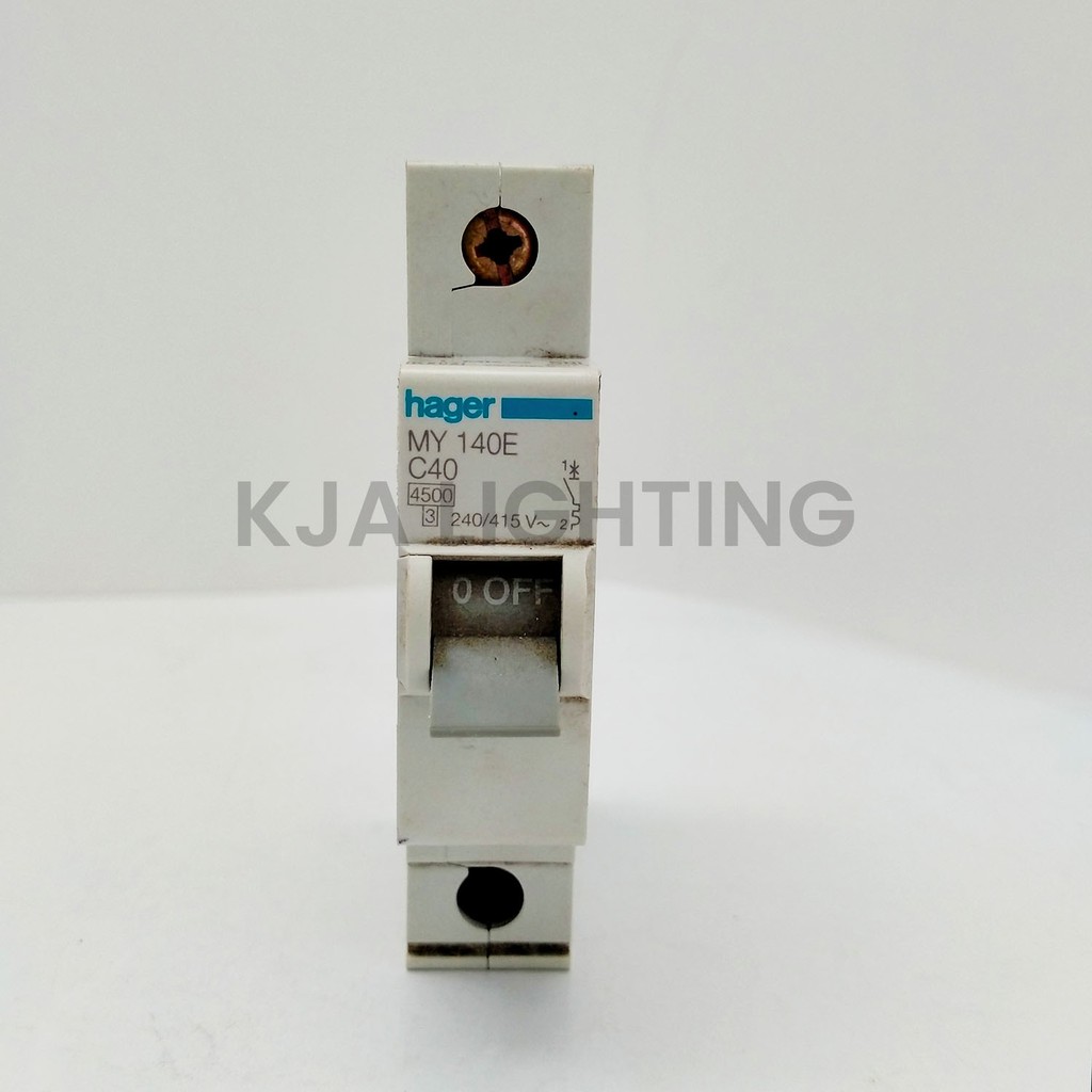 MCB HAGER 40A 40 AMPERE 1 PHASE 1PHASE 1POLE 1 POLE