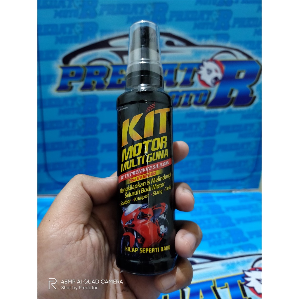 KIT MULTIGUNA PENGKILAP SELURUH BODY MOTOR KILAT SEPERTI BARU 100ML