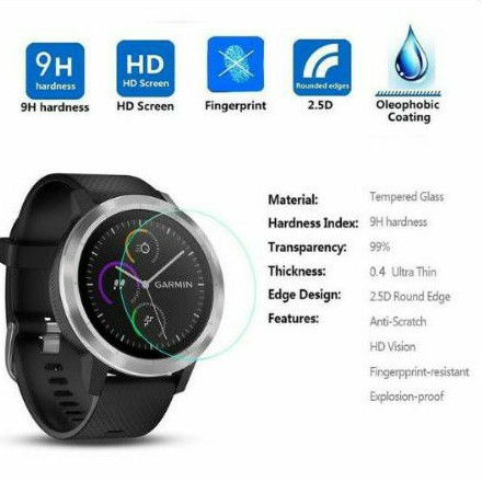 Pelindung Layar Temperedglass Garmin Vivo Active 3