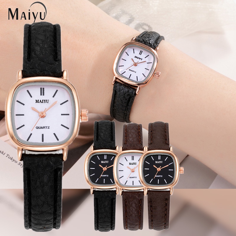 Jam Tangan Wanita A0003 Gaya Retro Korea untuk Bisnis Watches