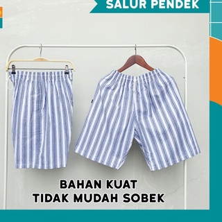  Celana  Pendek Pria Wanita Salur  Bahan Full Katun Import  