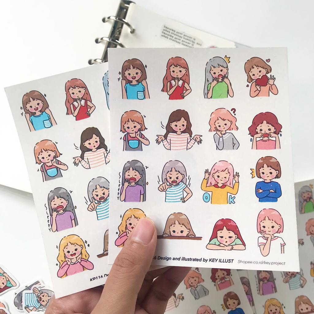 

TRANSPARENT Sticker daily life/ stiker jurnal/ stiker aesthetic untuk dekorasi jurnal