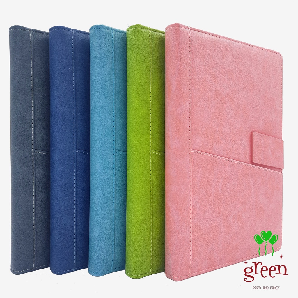 

Notebook kulit A5 Notebook hardcover Buku jurnal Buku Diary Agenda A5 Notebook kancing Leather notebook | AI-363