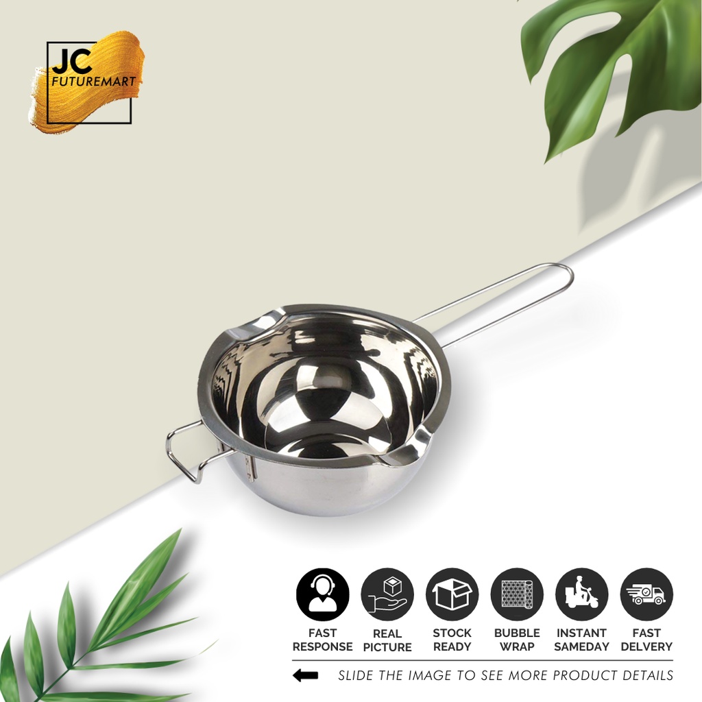 PANCI LELEH KEJU COKLAT | CHOCOLATE MELTING POT PAN STAINLESS STEEL