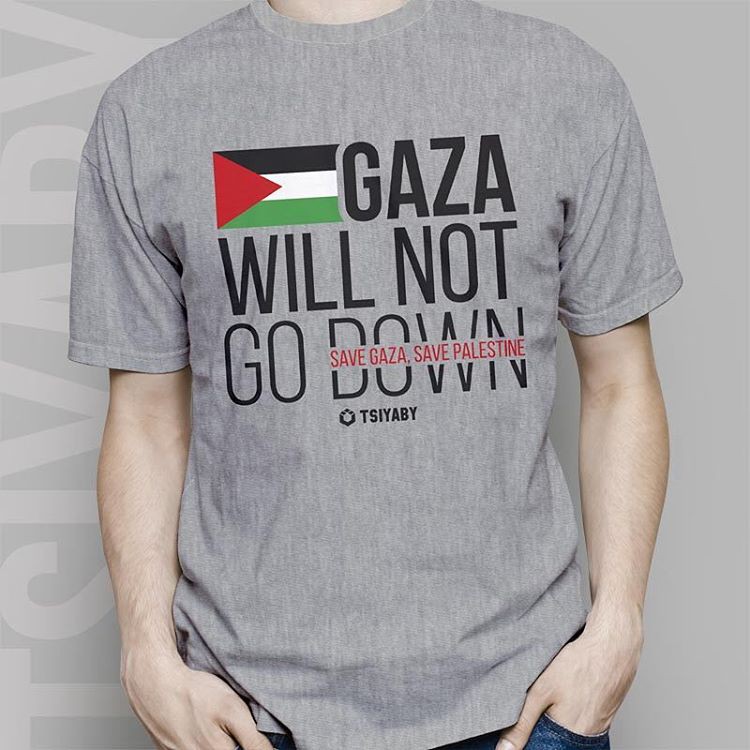 TERBARU KAOS PALESTINA  LENGAN PENDEK GAZA WE WILL NOT 