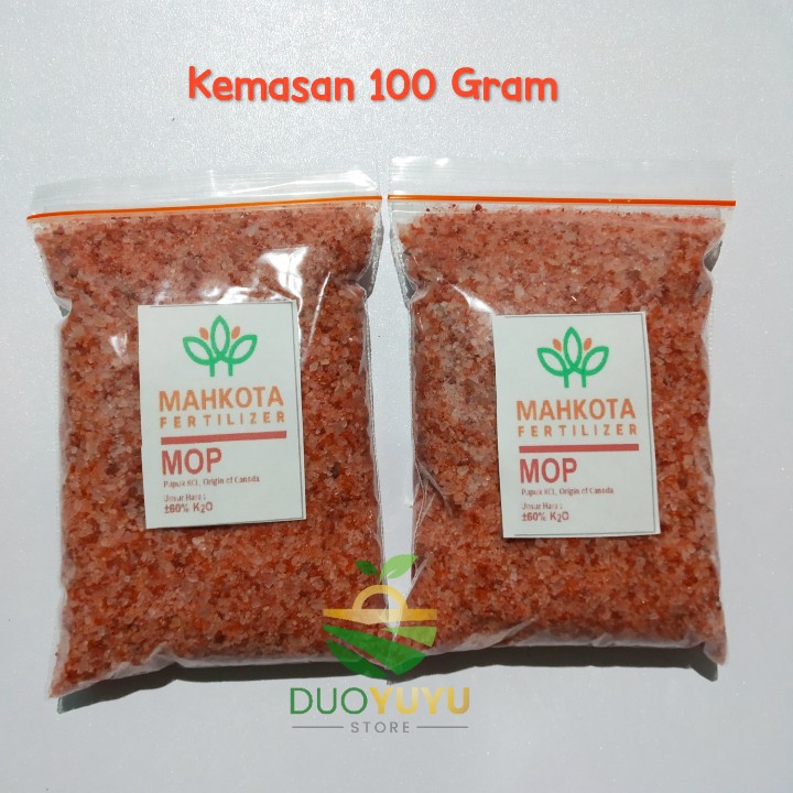 Jual Pupuk Kcl Mahkota Mop Repack Gram Pemanis Buah Dan Anti Rontok