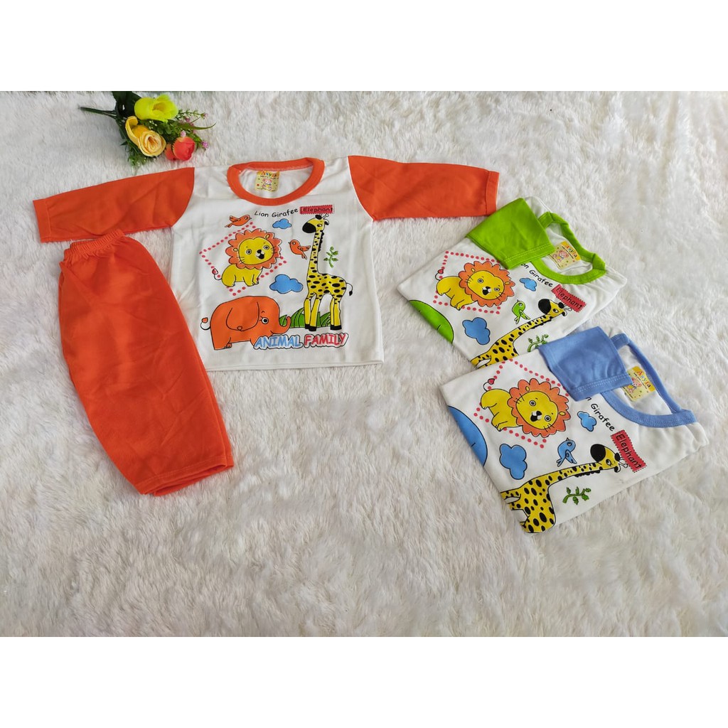 Baju Bayi / Anak Estimasi Umur 0-6 bulan Murah Katun Pe Halus Ory Asyfa
