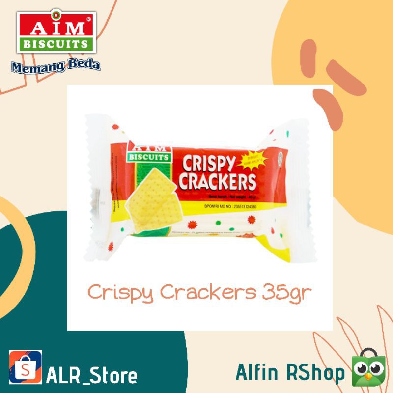 

AIM BISCUITS Crispy Crackers 35gr