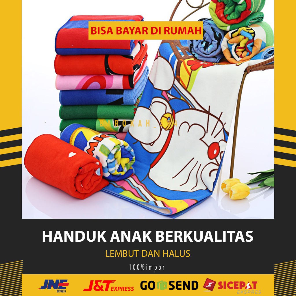 HANDUK KARAKTER / HANDUK KARAKTER ANAK / HANDUK ANAK / HANDUK ANAK KARAKTER / Handuk Mandi