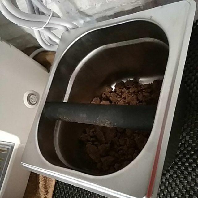 Coffee Knock Box Tall 15 Cm Stainless Steel Coffee Waste Bin Wadah Ampas Kopi
