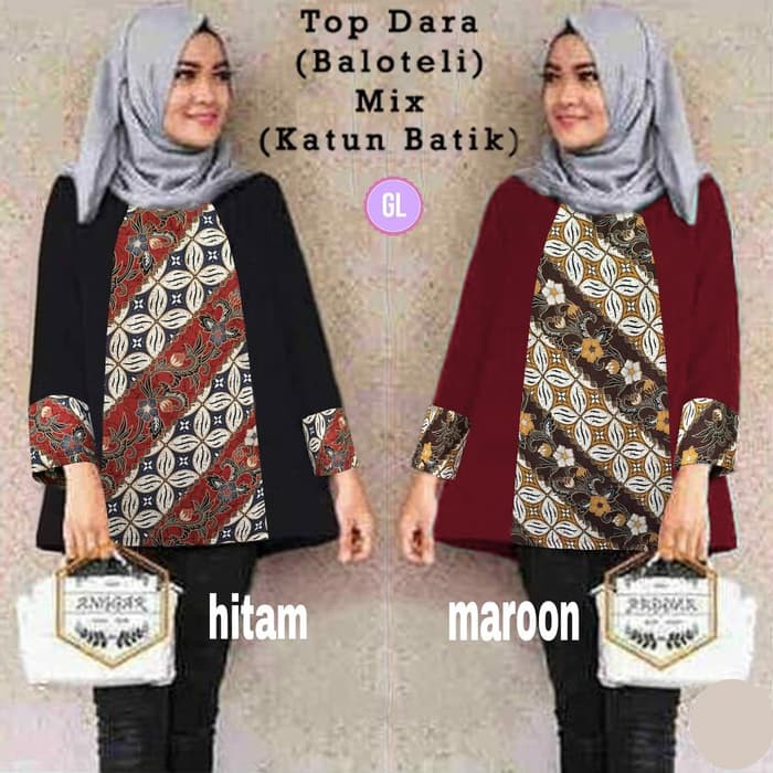 baju atasan tunik/atasan muslim/baju muslim/top dara/gl58468
