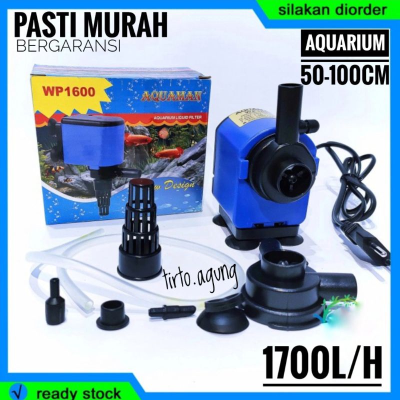 pompa AQUAMAN 1600 water pump aquarium 50CM 60CM 80CM 100CM WP-1600K 1600K filter aquascape