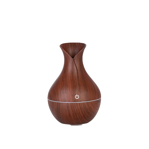 Ultrasonic Humidifier Aroma Essential Oil Diffuser 130ml-Dark Brown