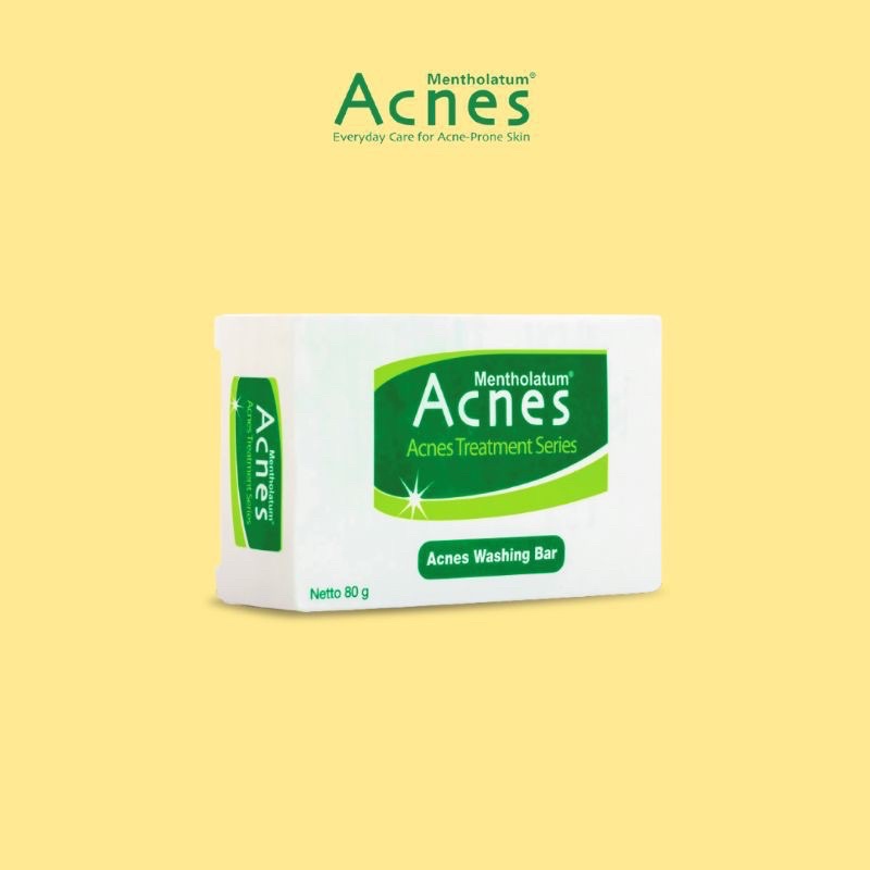 Acnes washing bar - sabun batang wajah badan punggung jerawat muka