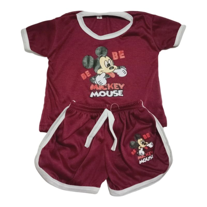 Lover.Fashion,Setelan Anak Playfull Karakter Mickey 1-3 Tahun