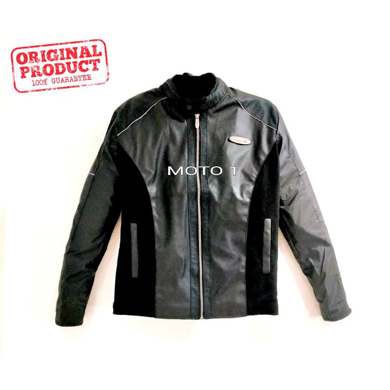 JAKET MOTOR HONDA ONE HEART ORIGINAL - BLACK